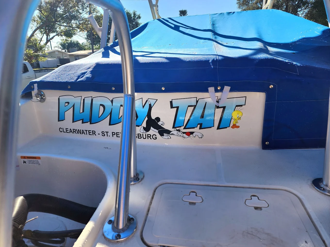 Custom boat wrap project