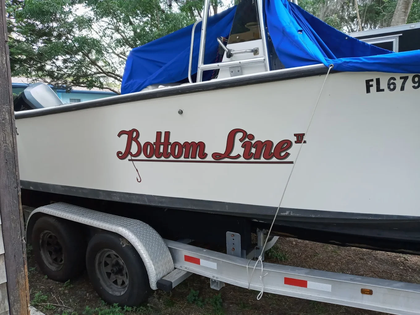 Custom boat wrap project