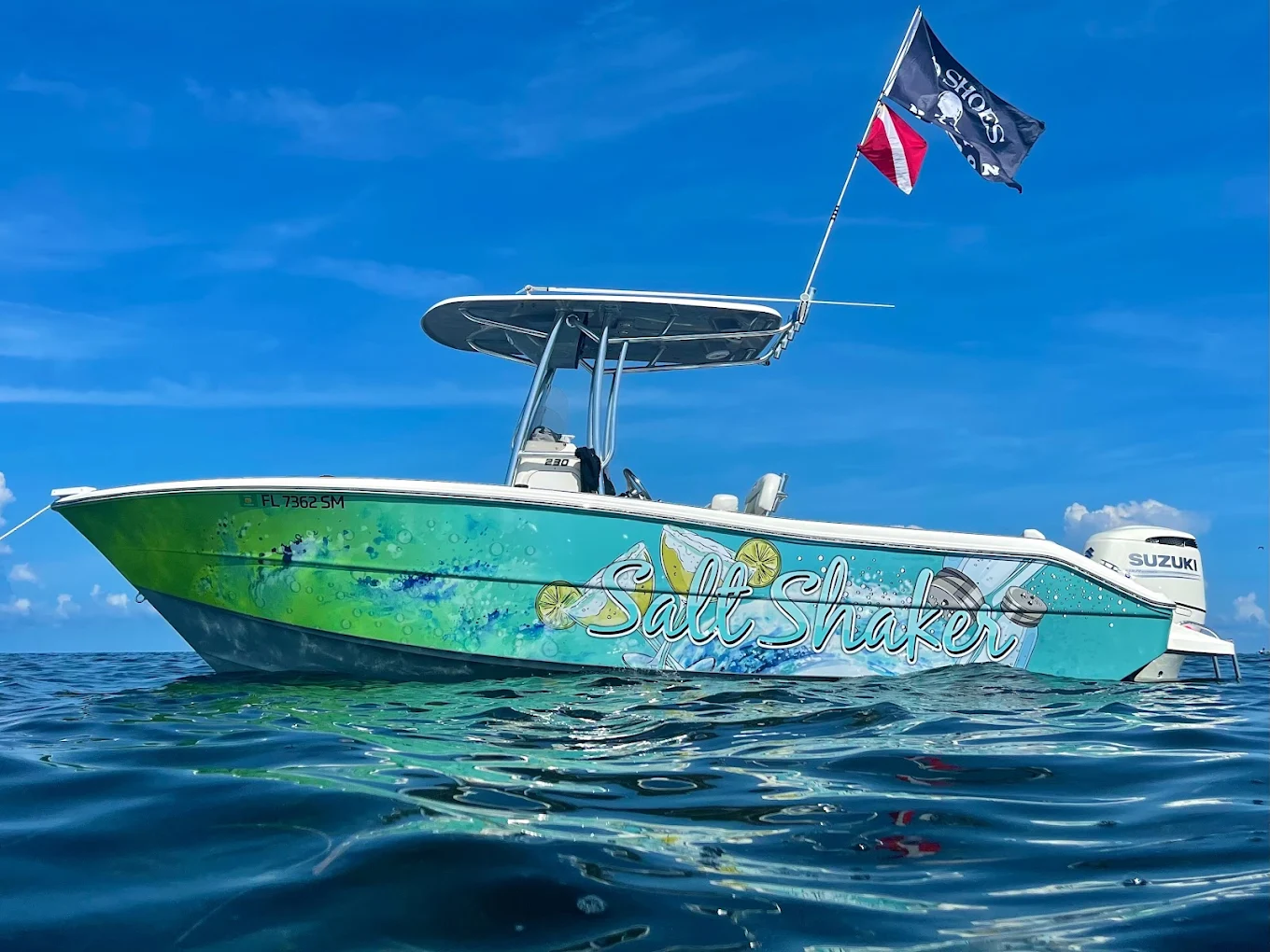 Custom boat wrap project
