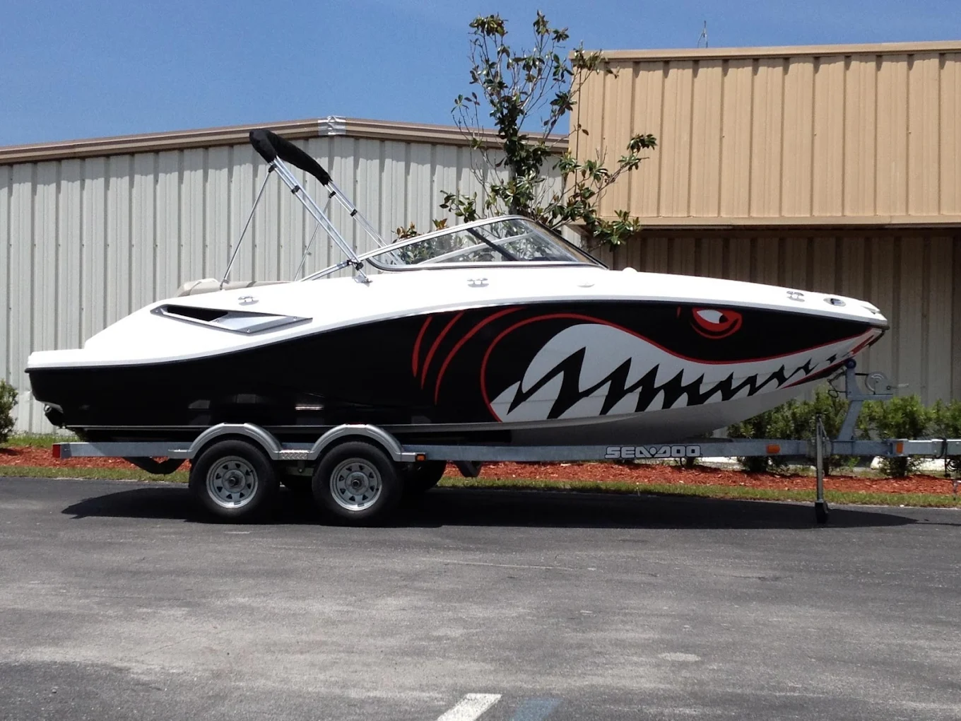 Custom boat wrap project